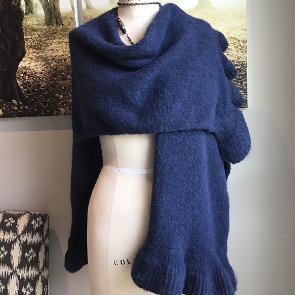 IPERICO Sweaters - ITALIAN IPERICO Wrap Poncho Cape Shawl Sweater